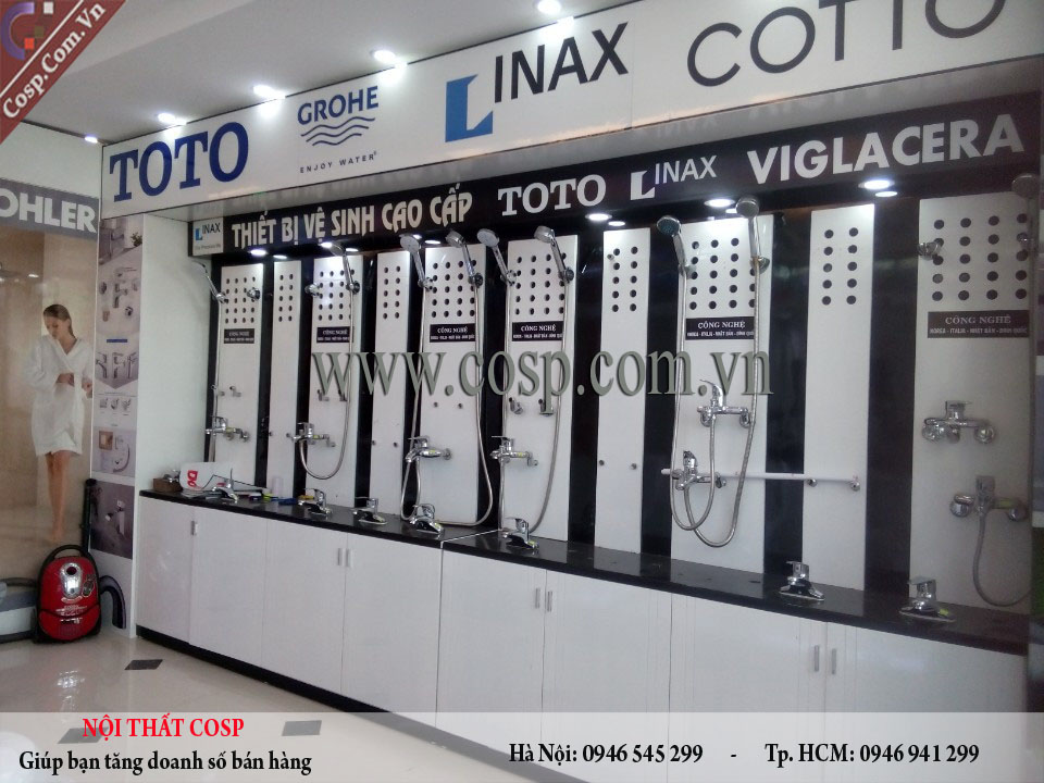 Thi công cửa hàng VLXD chị Ước- Hà Nam